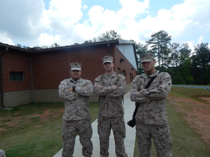 Stephen Smitley with fellow Sergeants at Mortuary Affairs, Smyrna GA